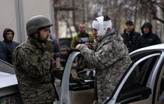 Ukrainian president says defense is at a 'turning point'