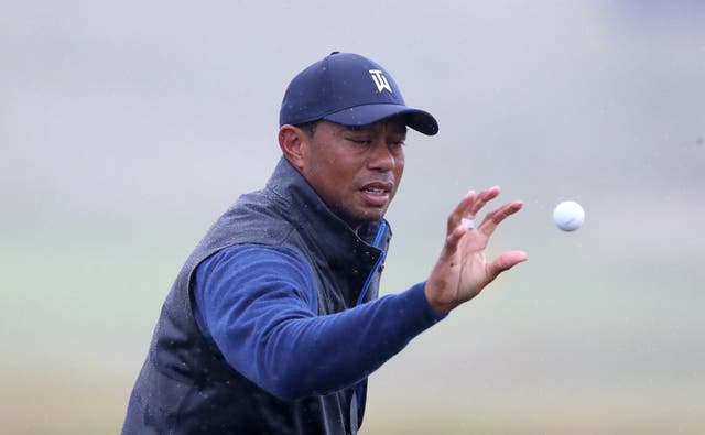 Tiger Woods has yet to rule himself out of competing in the 86th Masters (Niall Carson/PA)