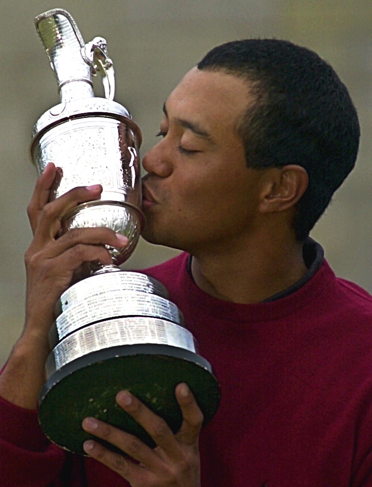 Tiger Woods won Open Championship in 2000 as part of the “Tiger Slam” of holding all four major titles at the same time (Rebecca Naden/PA)