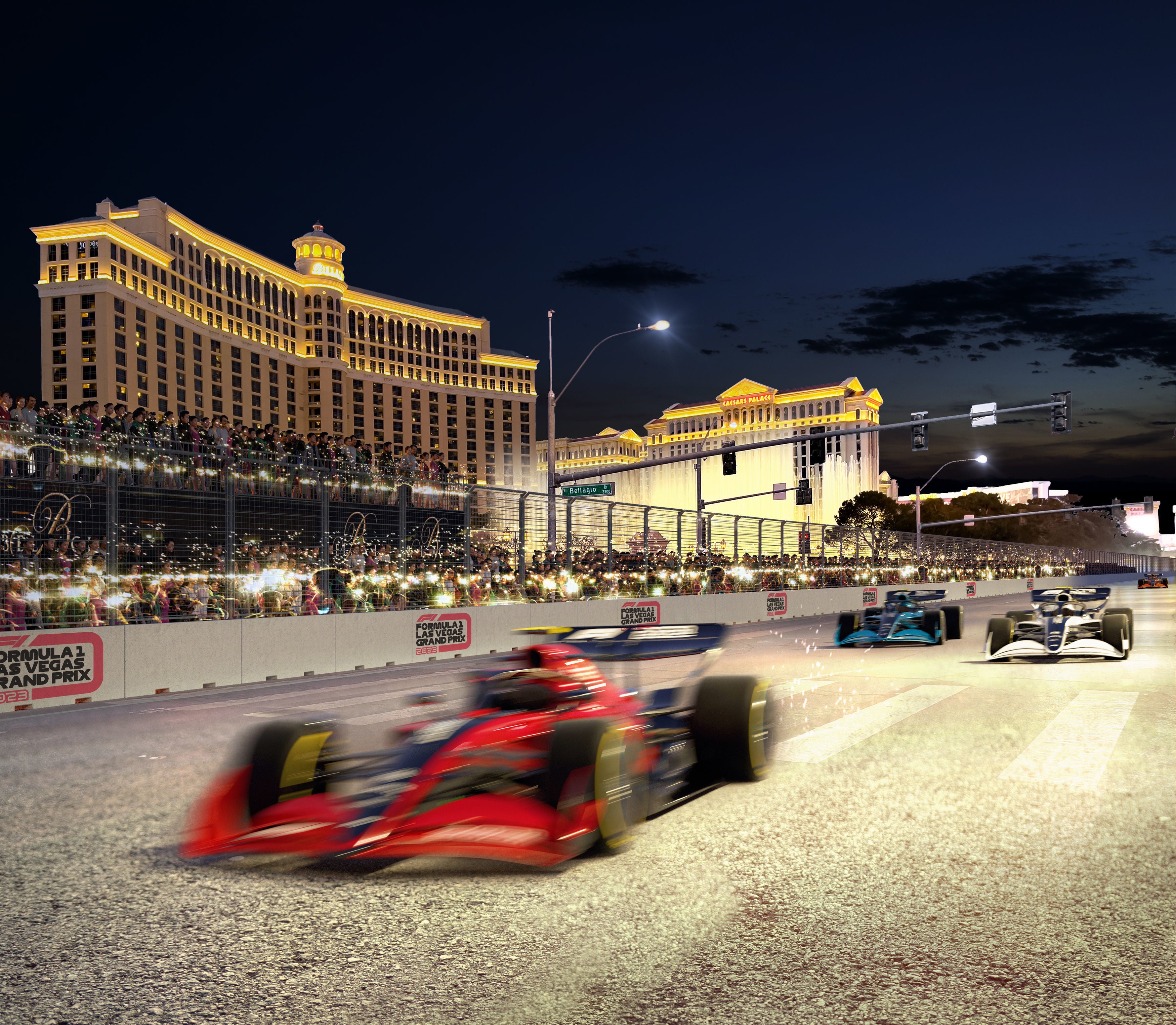 Formula 1 has released artist’s impressions of the Las Vegas Grand Prix.