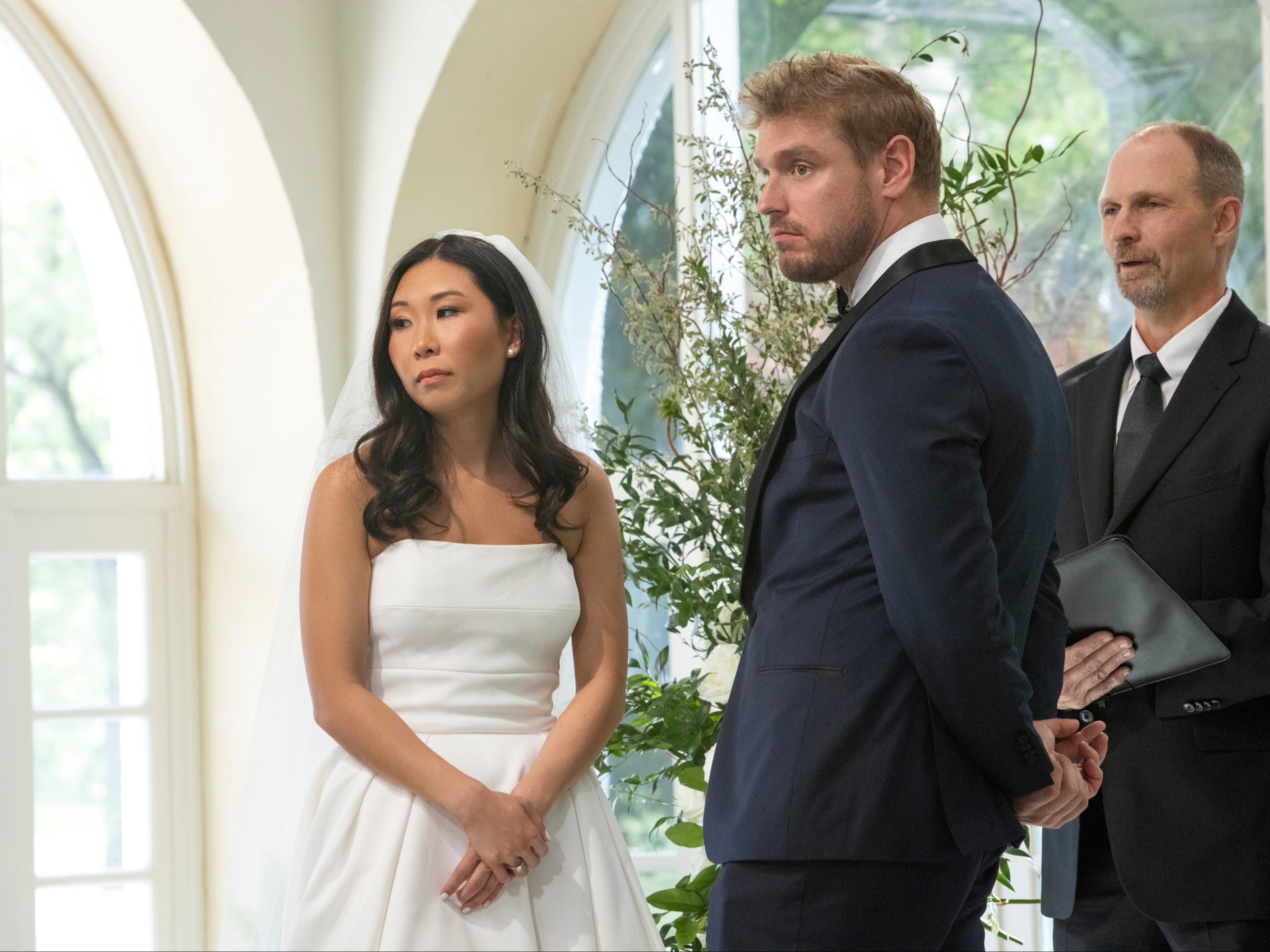 Love is Blind’s Natalie Lee and Shayne Jansen at the altar