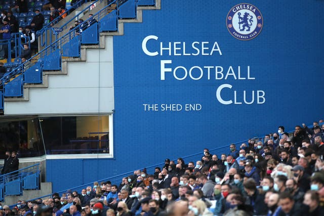 Stamford Bridge and plans for redevelopment will be key to bidders’ chances of winning the race to buy Chelsea (Peter Cziborra/PA)