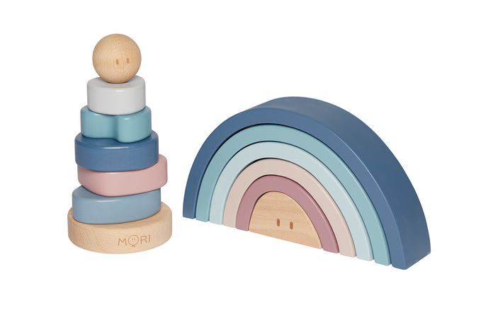 wooden baby toys gift set