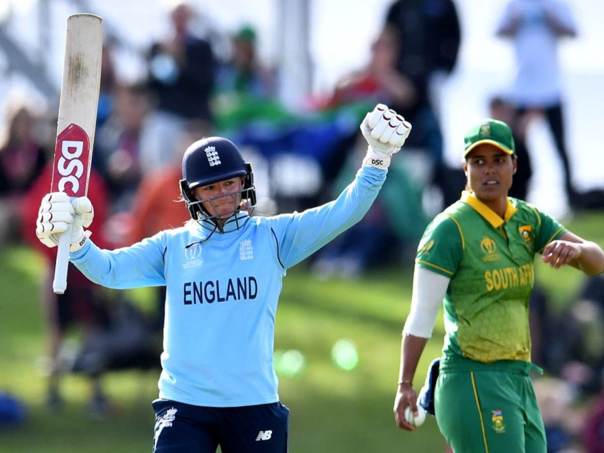 Danni Wyatt relieved to make World Cup final after century against South Africa