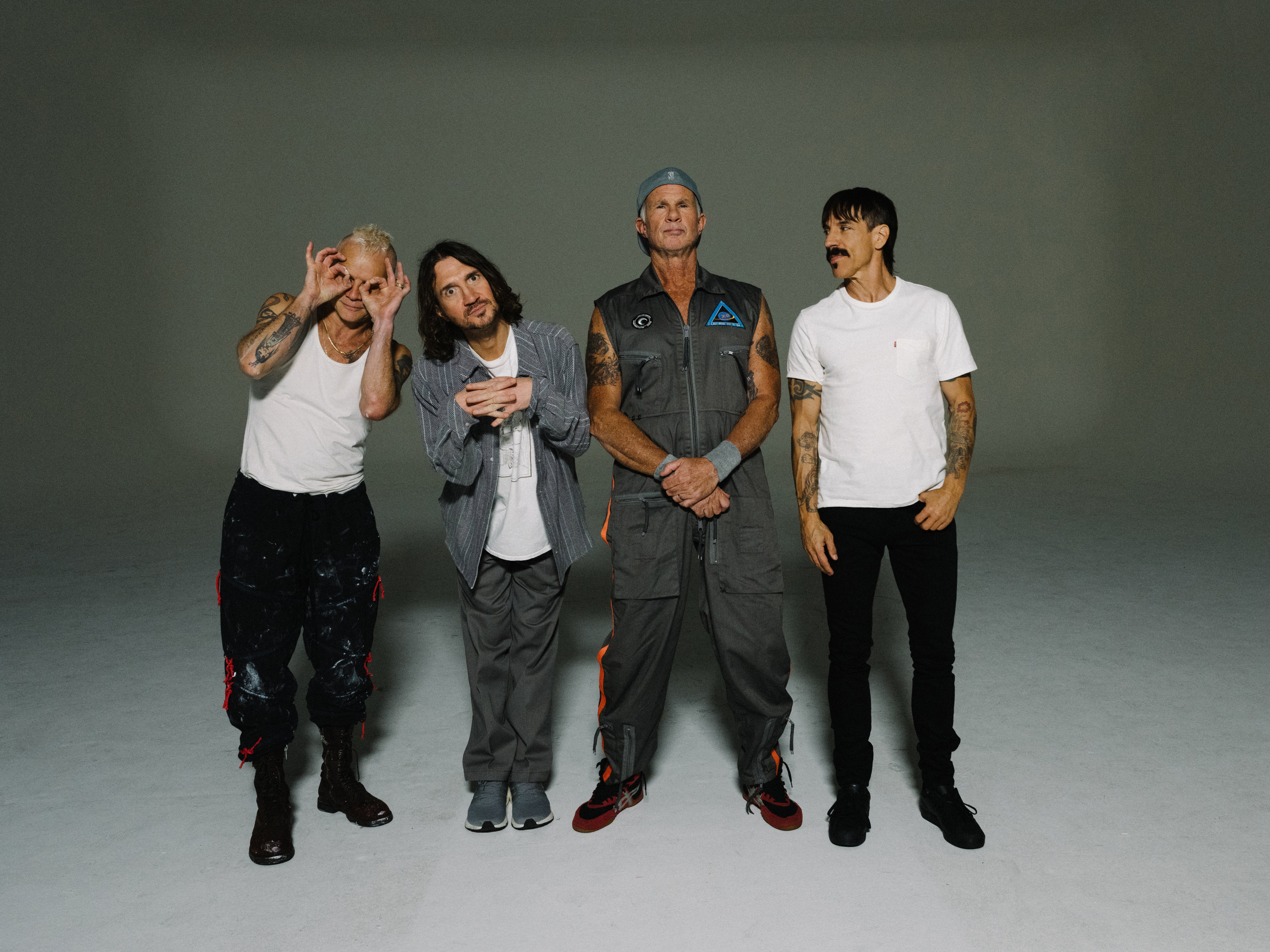 From left: Flea, John Frusciante, Chad Smith and Anthony Kiedis