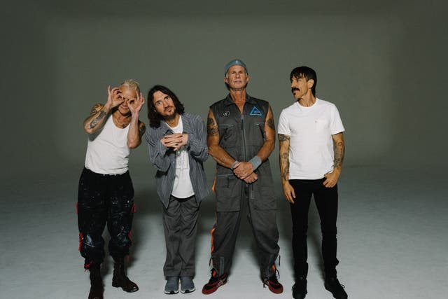 <p>From left: Flea,  John Frusciante,  Chad Smith and Anthony Kiedis</p>
