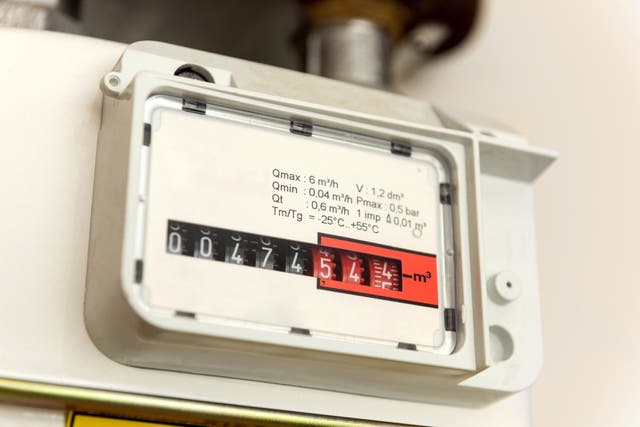 <p>A household gas meter </p>