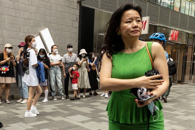 <p>Cheng Lei, a Chinese-born Australian journalist for CGTN, the English-language channel of China Central Television, attends a public event in Beijing </p>