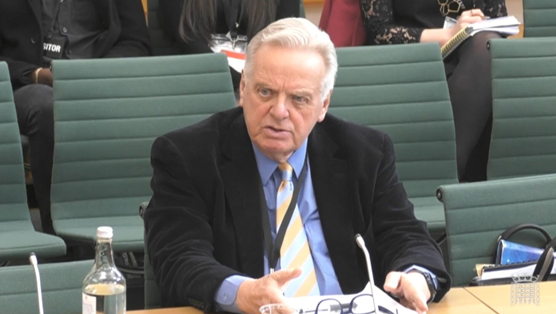 Lord Grade appearing before the DCMS Committee (House of Commons/PA)