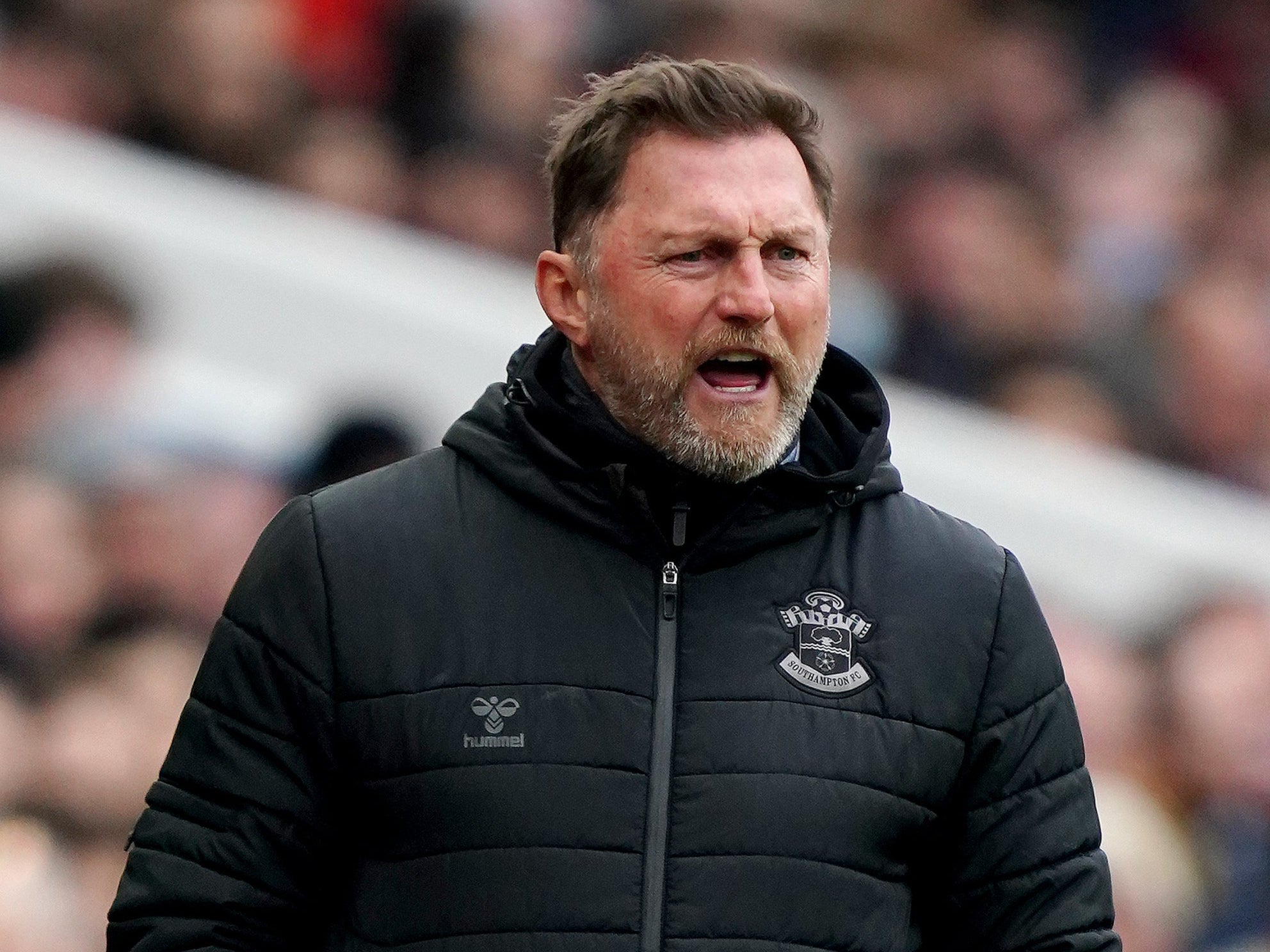 Ralph Hasenhuttl’s side face Leeds next (David Davies/PA)