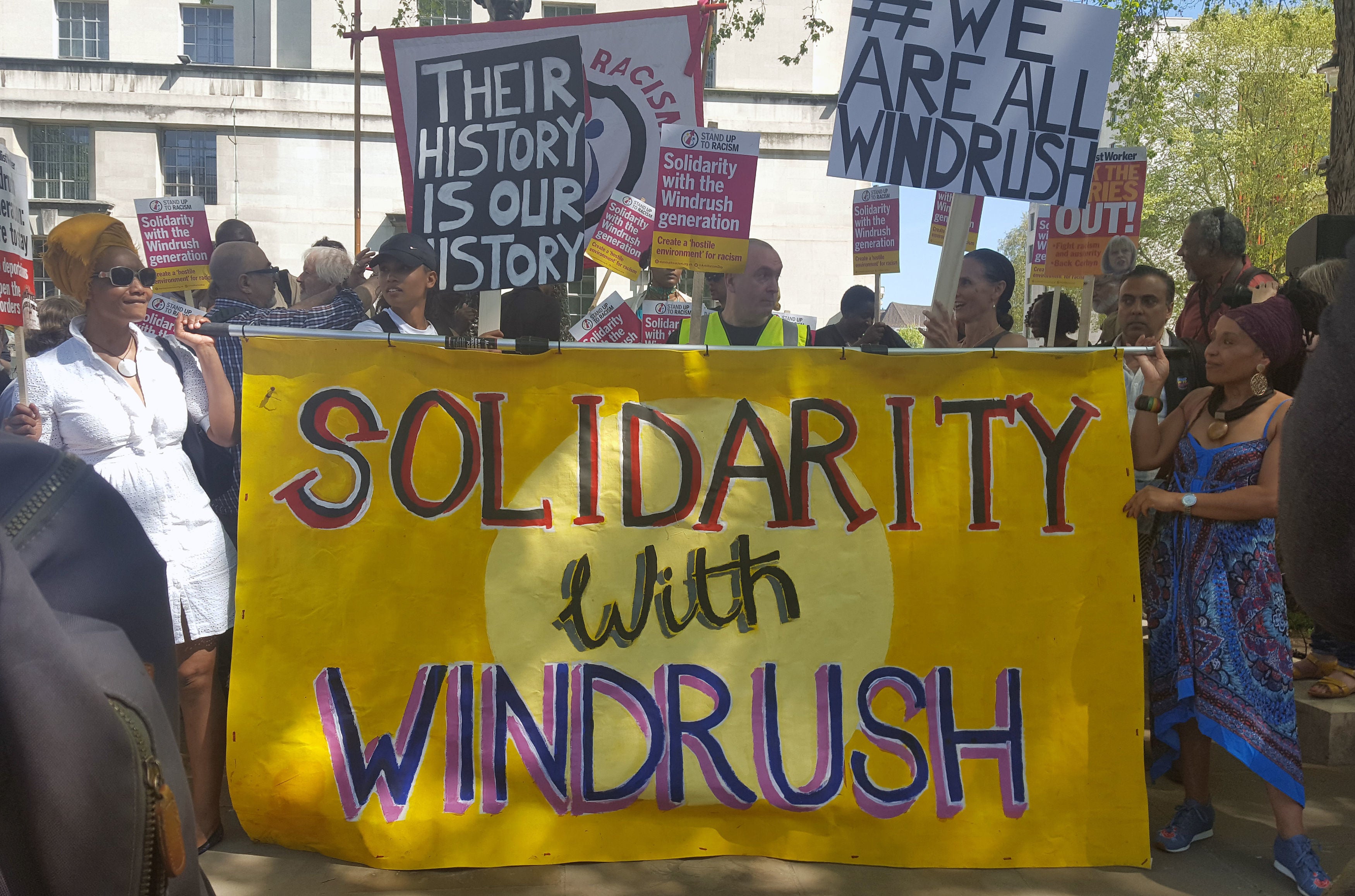The Windrush scandal erupted in 2018 when British citizens, mostly from the Caribbean, were wrongly detained, deported or threatened with deportation (Catherine Wylie/PA)