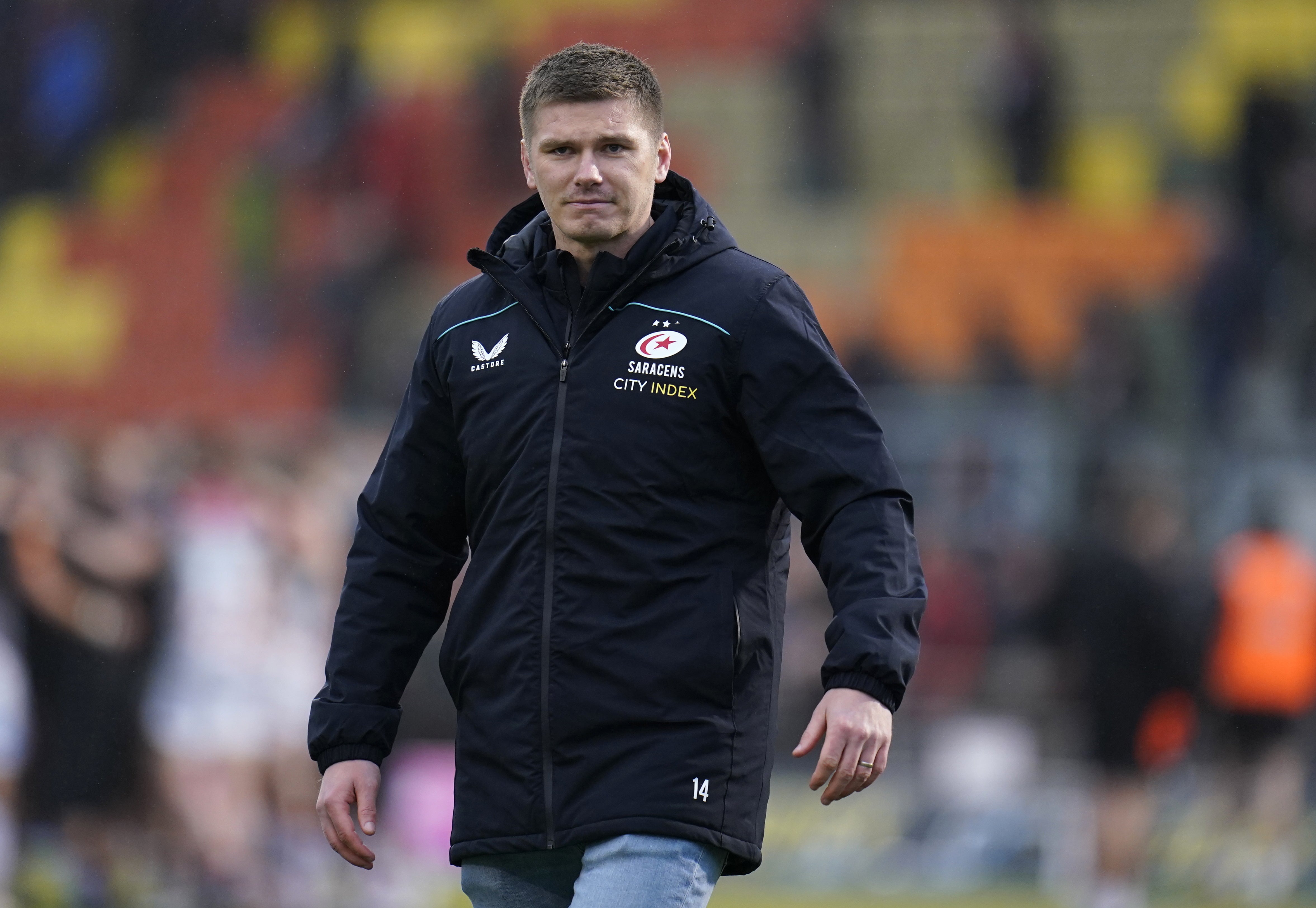 Owen Farrell has been ruled out of Saracens’ match against Sale (Andrew Matthews/PA)