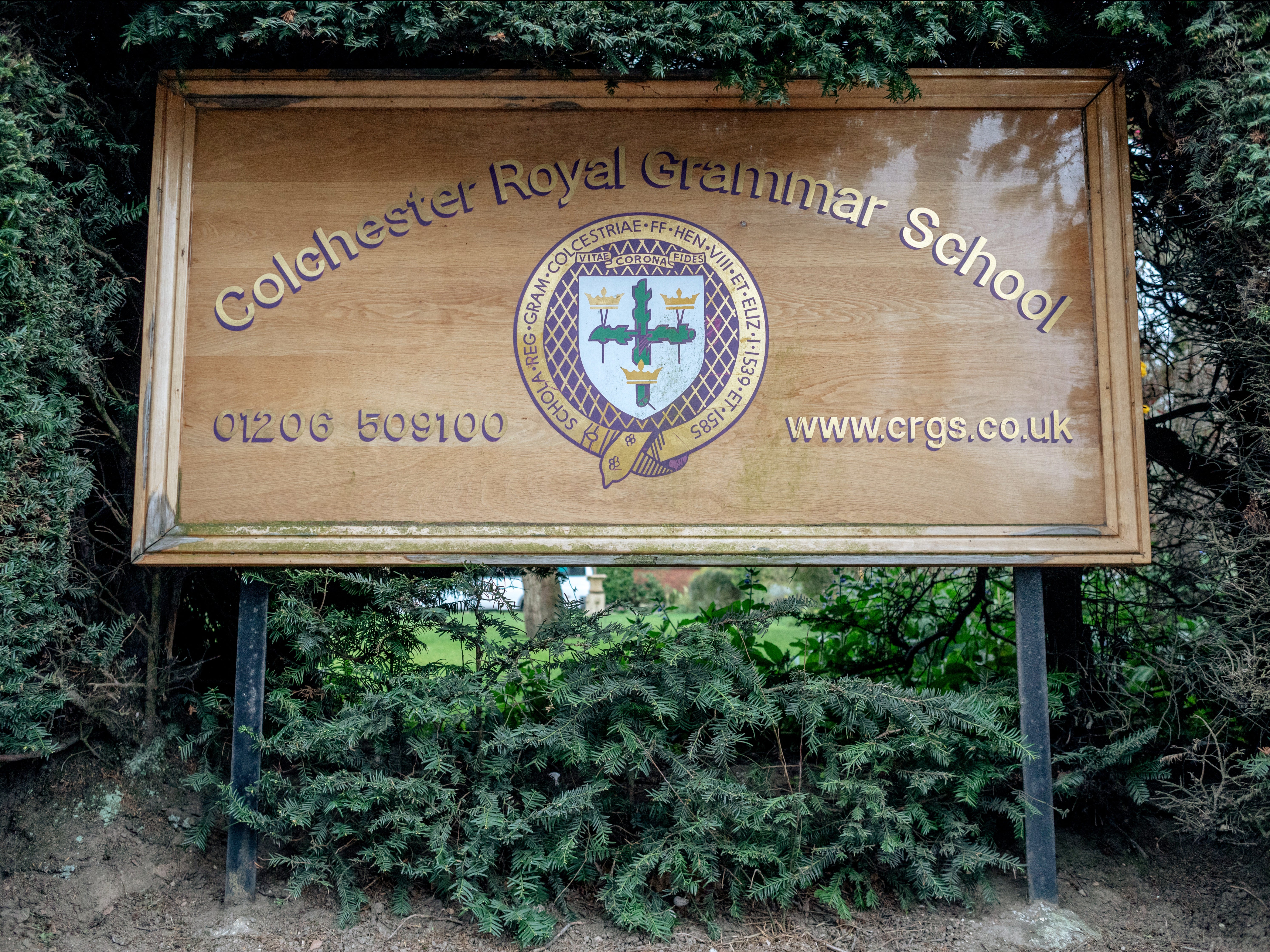 A teacher at Colchester Royal Grammar School has been accused of using a mug carrying an offensive image