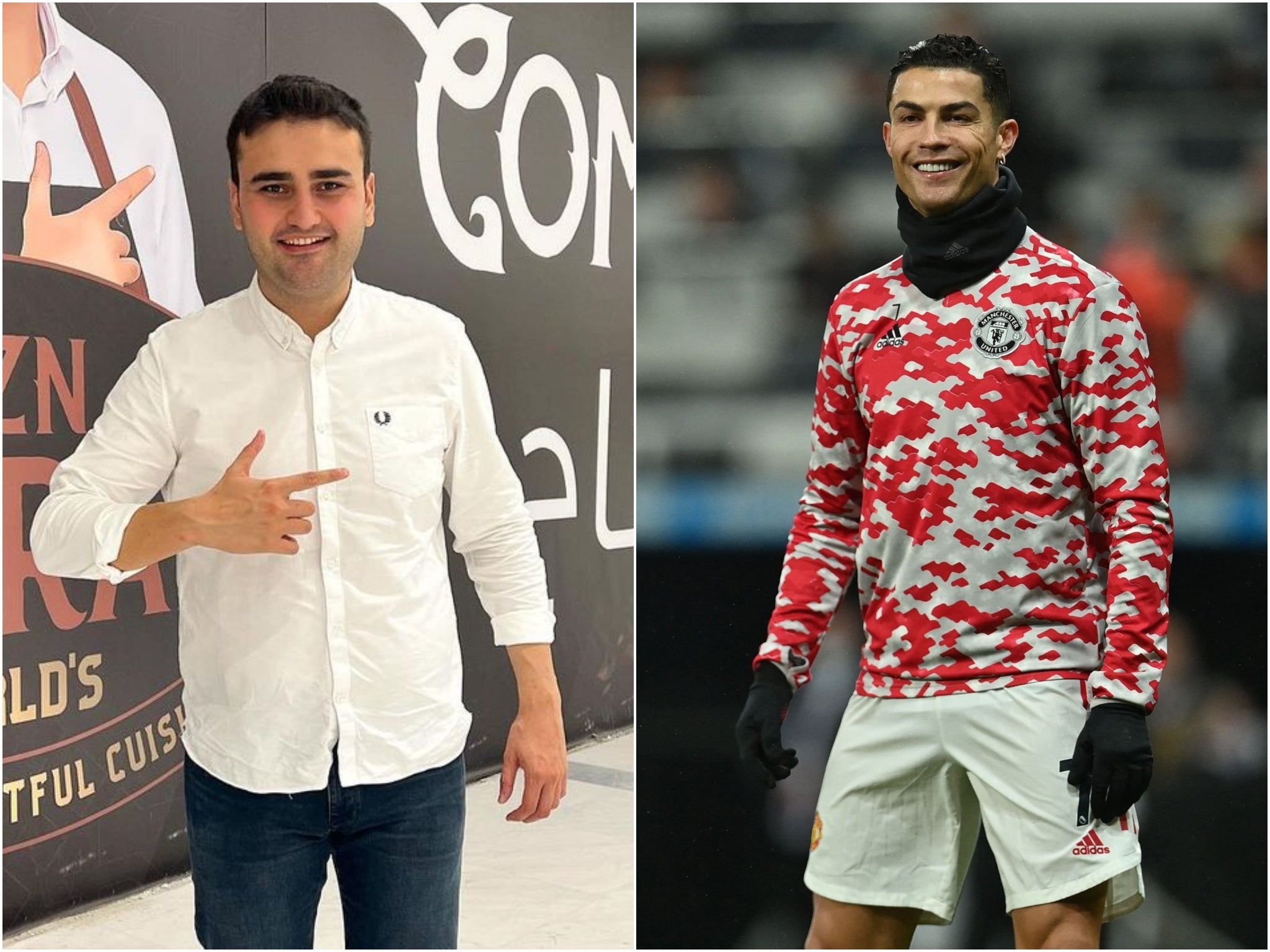 TikTok-famous Turkish chef Czn Burak (L) and Cristiano Ronaldo are reportedly set to open a restaurant in London