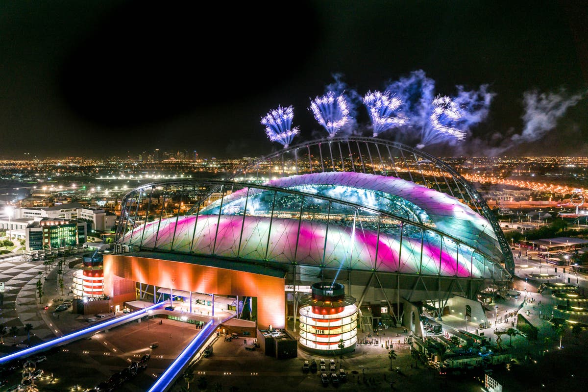 Международный стадион. Стадион Халифа Катар. Международный стадион Халифа Доха. ЧМ 2022 Халифа стадион. Khalifa International стадион.