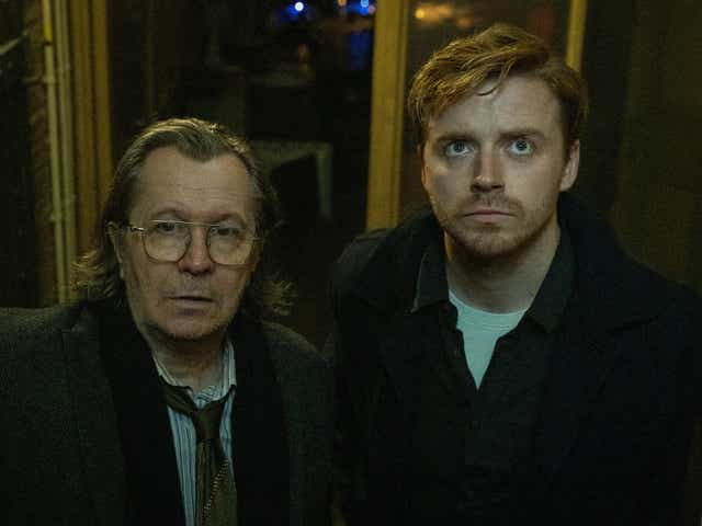 <p>Gary Oldman and Jack Lowden in ‘Slow Horses’ </p>