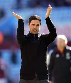 Mikel Arteta hoping for double fitness boost as Arsenal travel to Crystal Palace