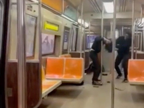 public gay porn videos city streets subway