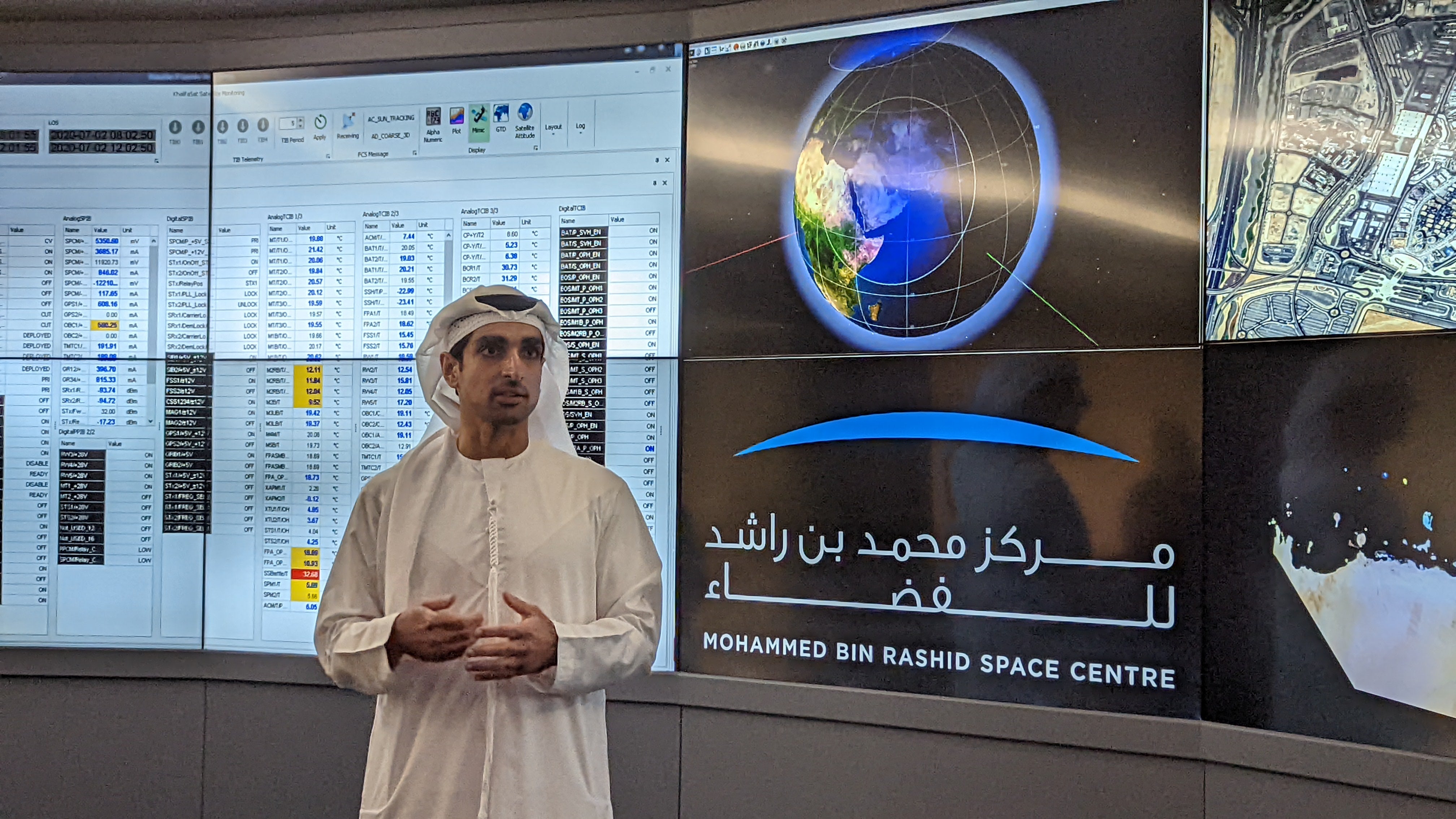 Omran Sharaf, the project director of the Emirates Mars Mission