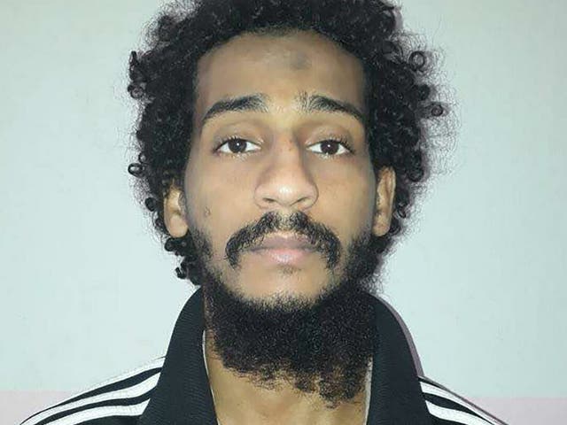 <p>El Shafee Elsheikh is on trial after being captured in 2018 </p>