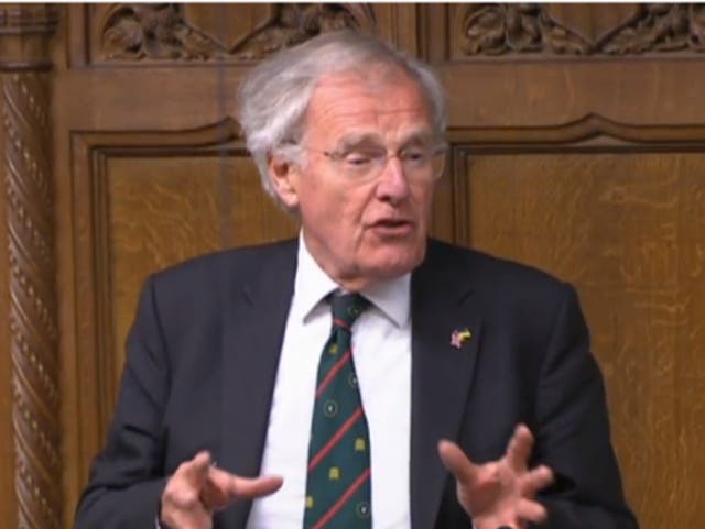 <p>Sir Christopher Chope made the comments in parliament on Thursday</p>