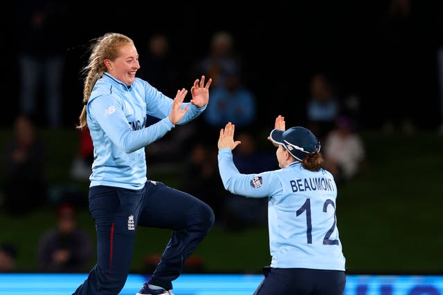 A big win over South Africa gave England plenty to celebrate (Martin Hunter/Photosport via AP)