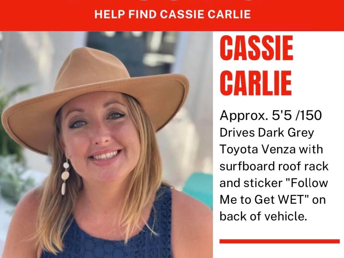 Cassie Carli, 37, went missing on 27 March after after meeting her boyfriend Marcus Spanevelo for exchanging their 4-year-old daughter near the Navarre Beach in Florida