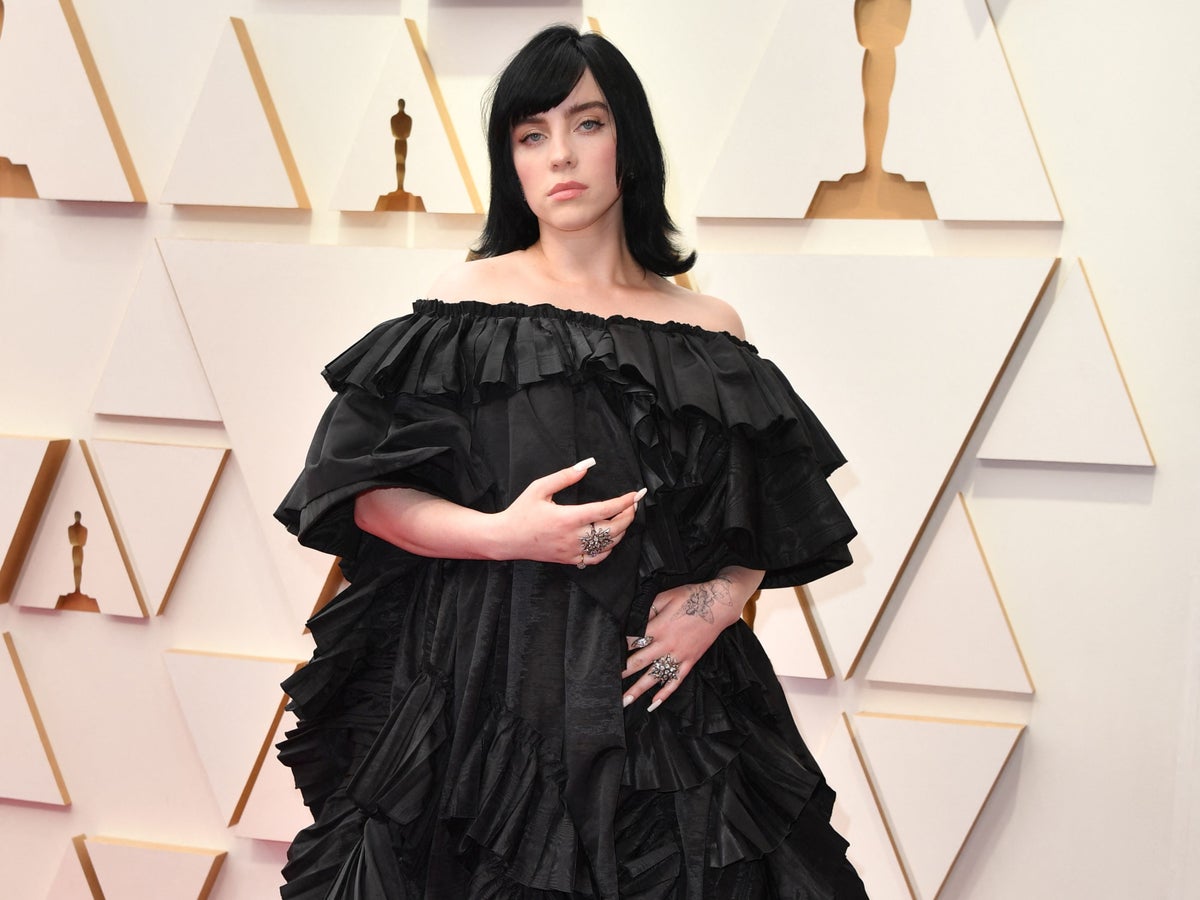 Billie Eilish issues response from her toilet after being labelled 'worst  dressed' at Oscars | The Independent