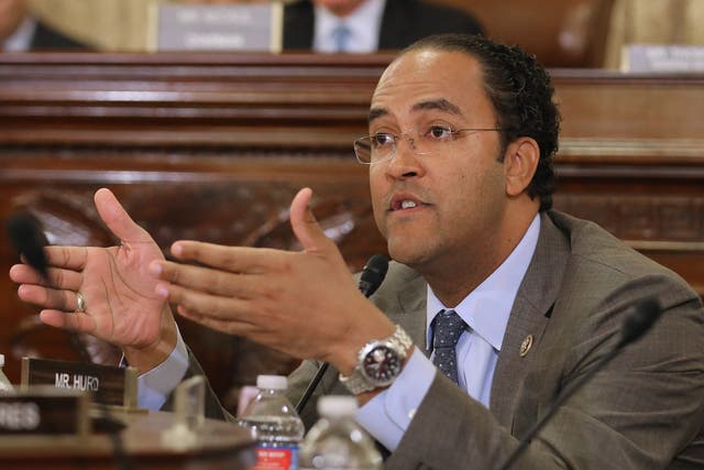 <p>Rep. Will Hurd (R-TX) asks questions during a hearing in the Cannon House Office Building on Capitol Hill on October 21, 2015</p>
