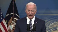 Biden says Putin appears to be ‘self-isolating’ from advisers