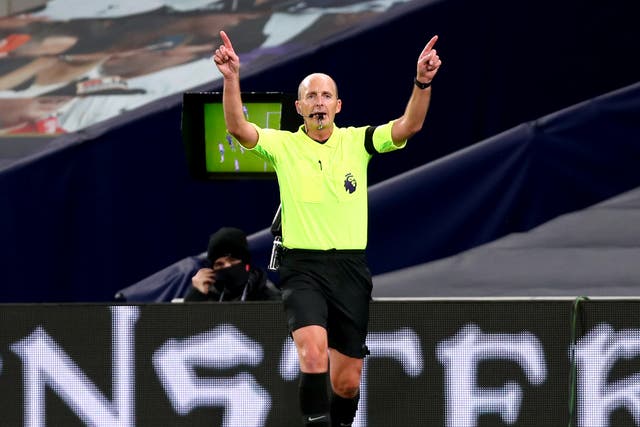 Mike Dean has been reported to be set for a VAR role after he retires as a referee (Clive Rose/PA)
