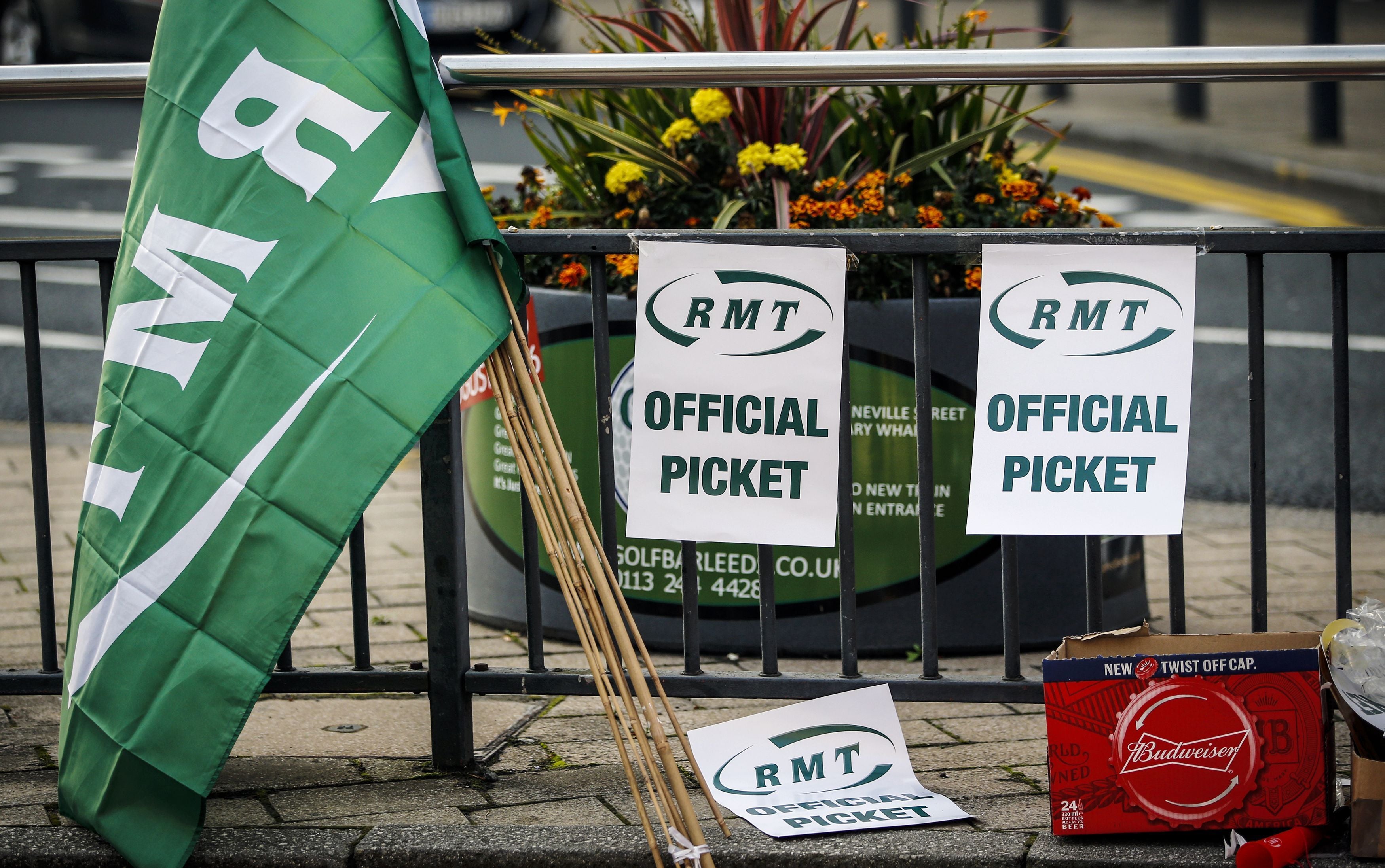 A strike by the RMT will hit TransPennine Express services on Sunday (Danny Lawson/PA)