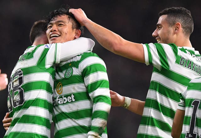 <p>Reo Hatate starred in Celtic’s win over Rangers in February. </p>