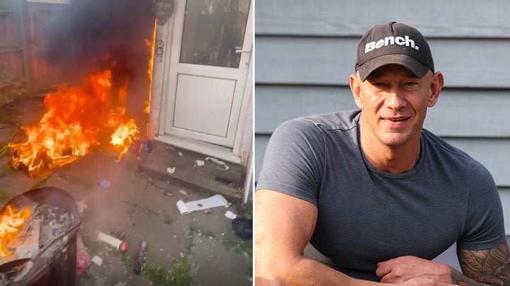 Hero passerby leaps into action to tackle house fire and save man ...
