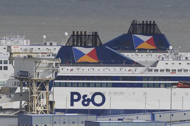 Criminal and civil investigations have been launched into the decision by P&O Ferries to sack nearly 800 workers (Gareth Fuller/PA)