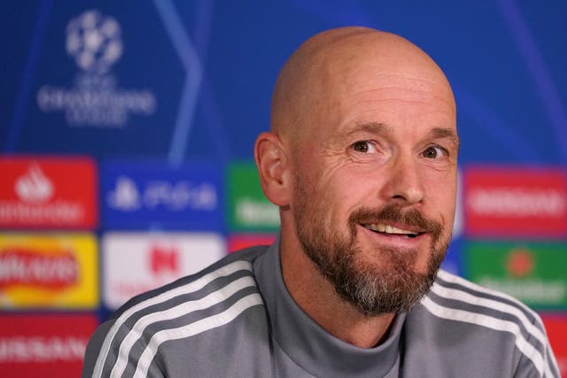 Erik Ten Hag did not deny having spoken to Manchester United about taking over as manager (Tess Derry/PA)