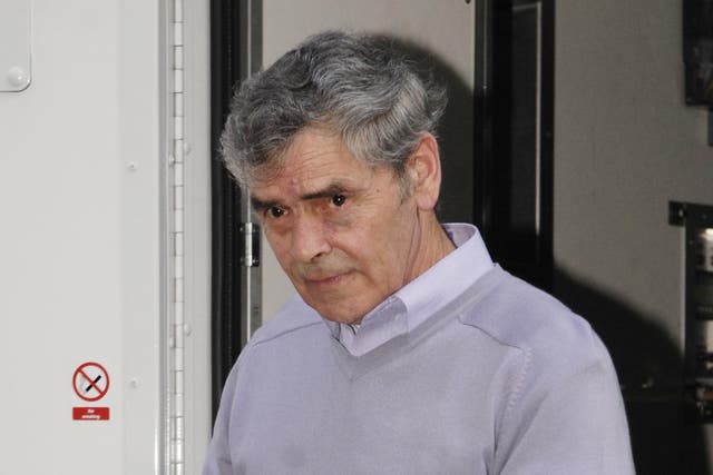 Peter Tobin has been taken to hospital (Danny Lawson/PA)