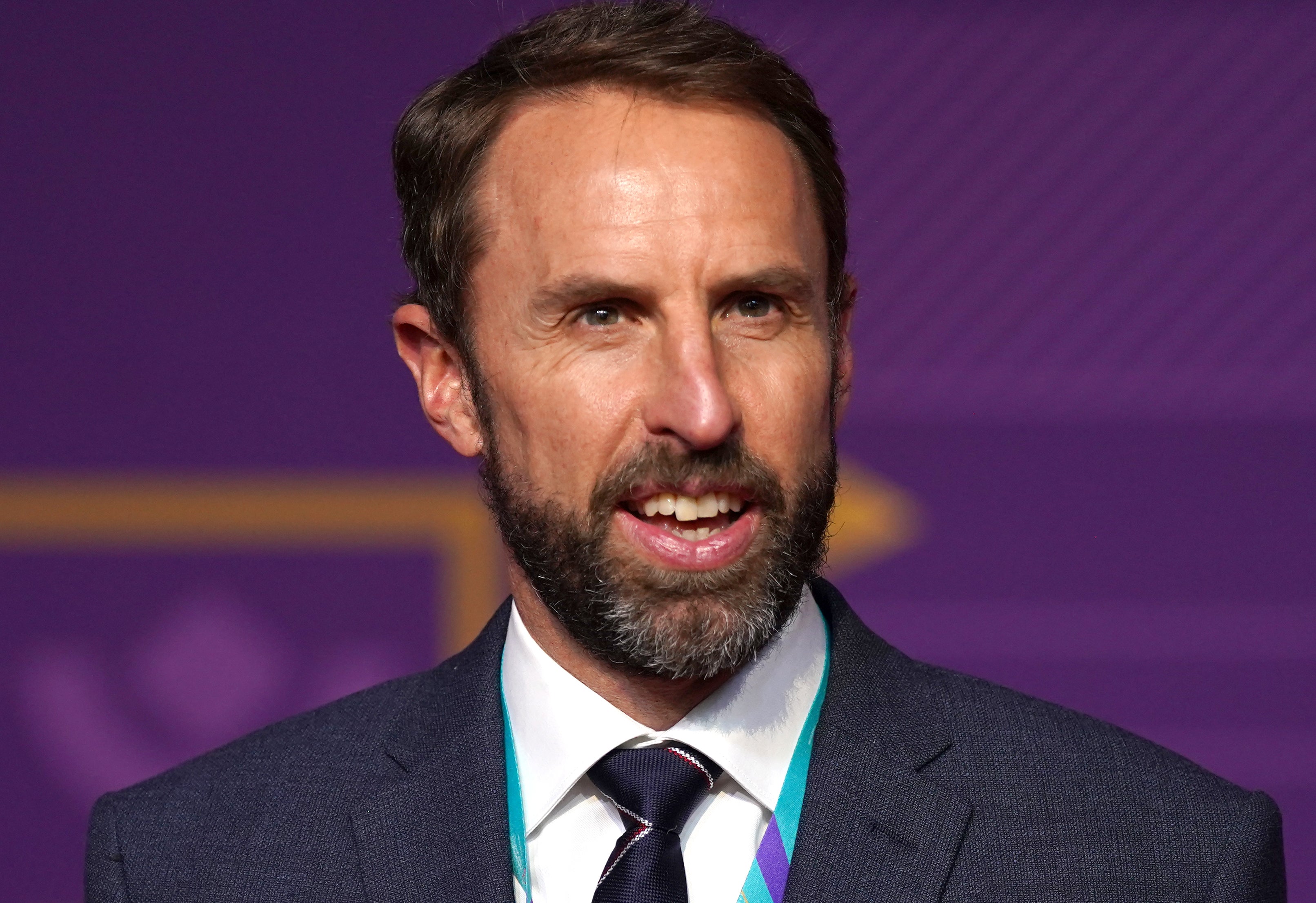 England manager Gareth Southgate at the World Cup draw (Nick Potts/PA)