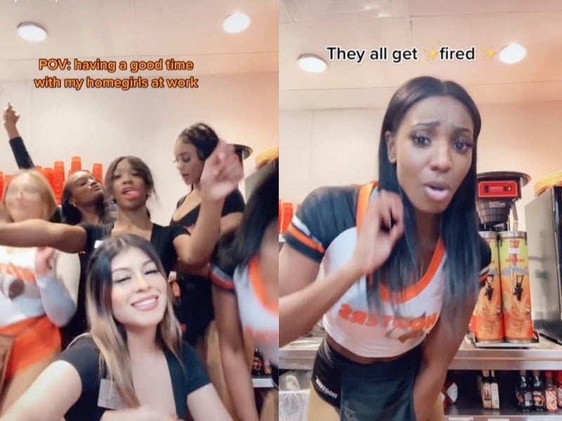 Woman reveals why four of her Hooters co-workers were fired