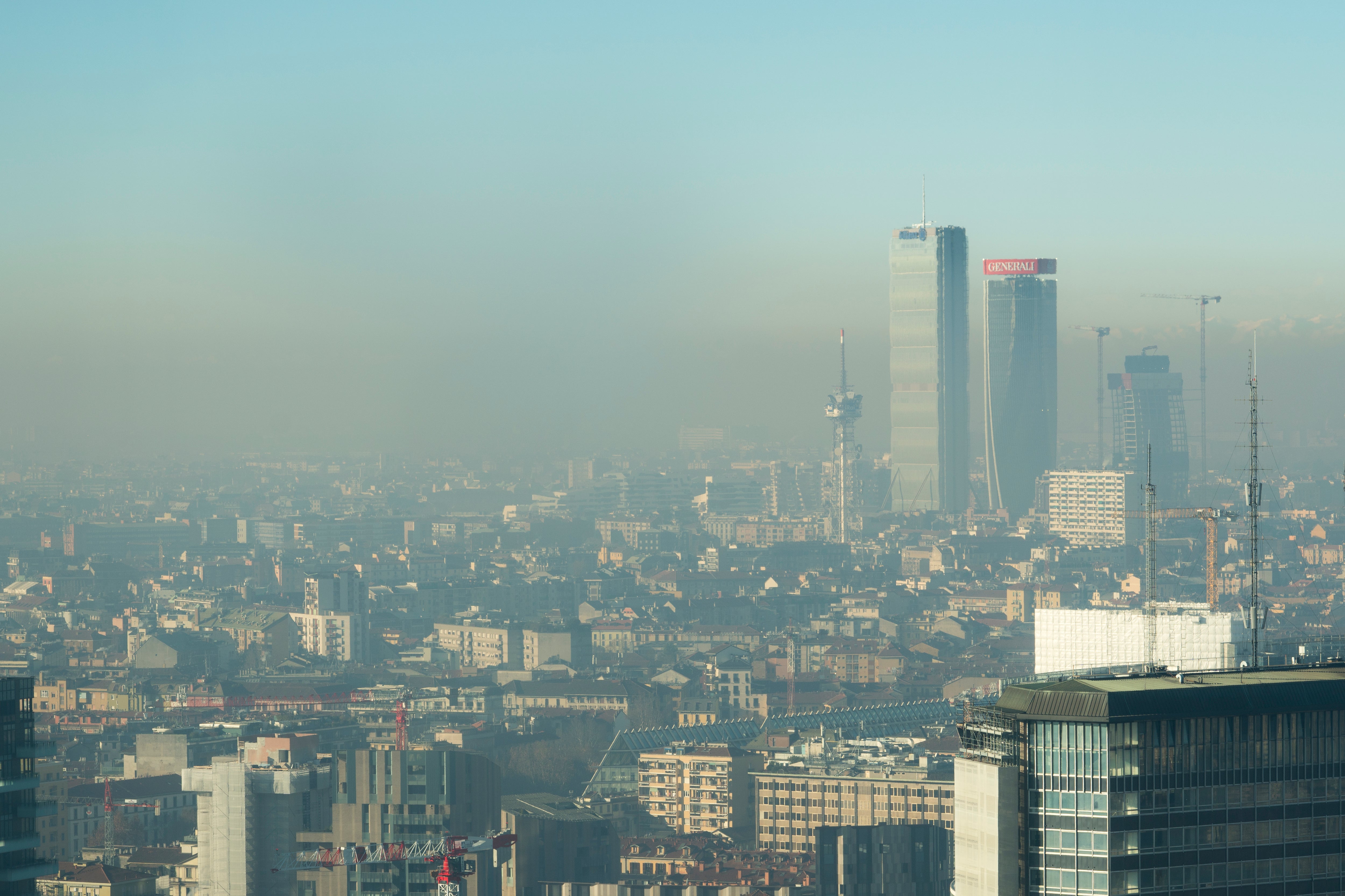 Polluted air in Milan