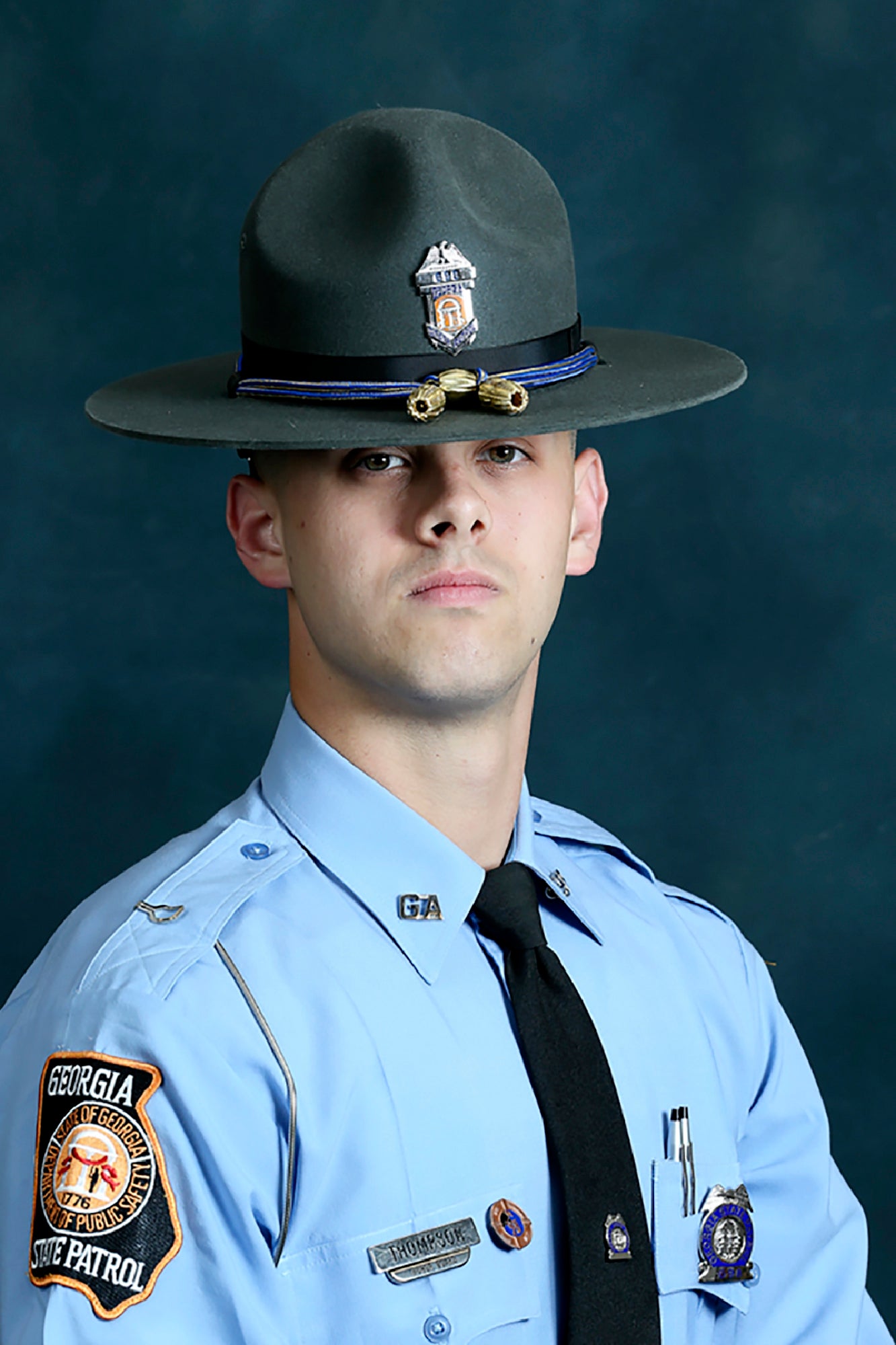 State trooper Jacob Gordon Thompson is seen in an official portrait