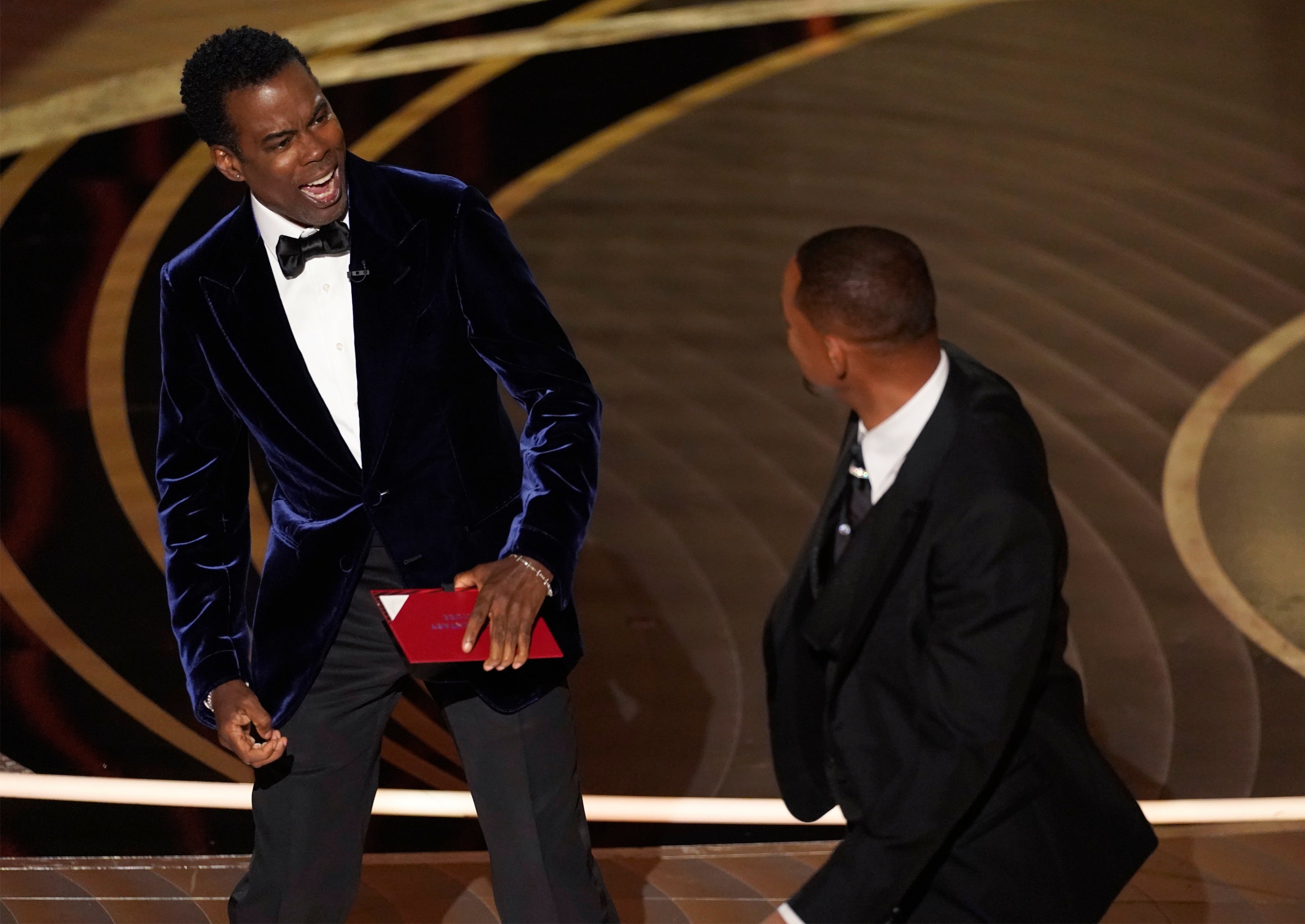 Will Smith struck Chris Rock after he made a joke about his wife, Jada Pinkett Smith