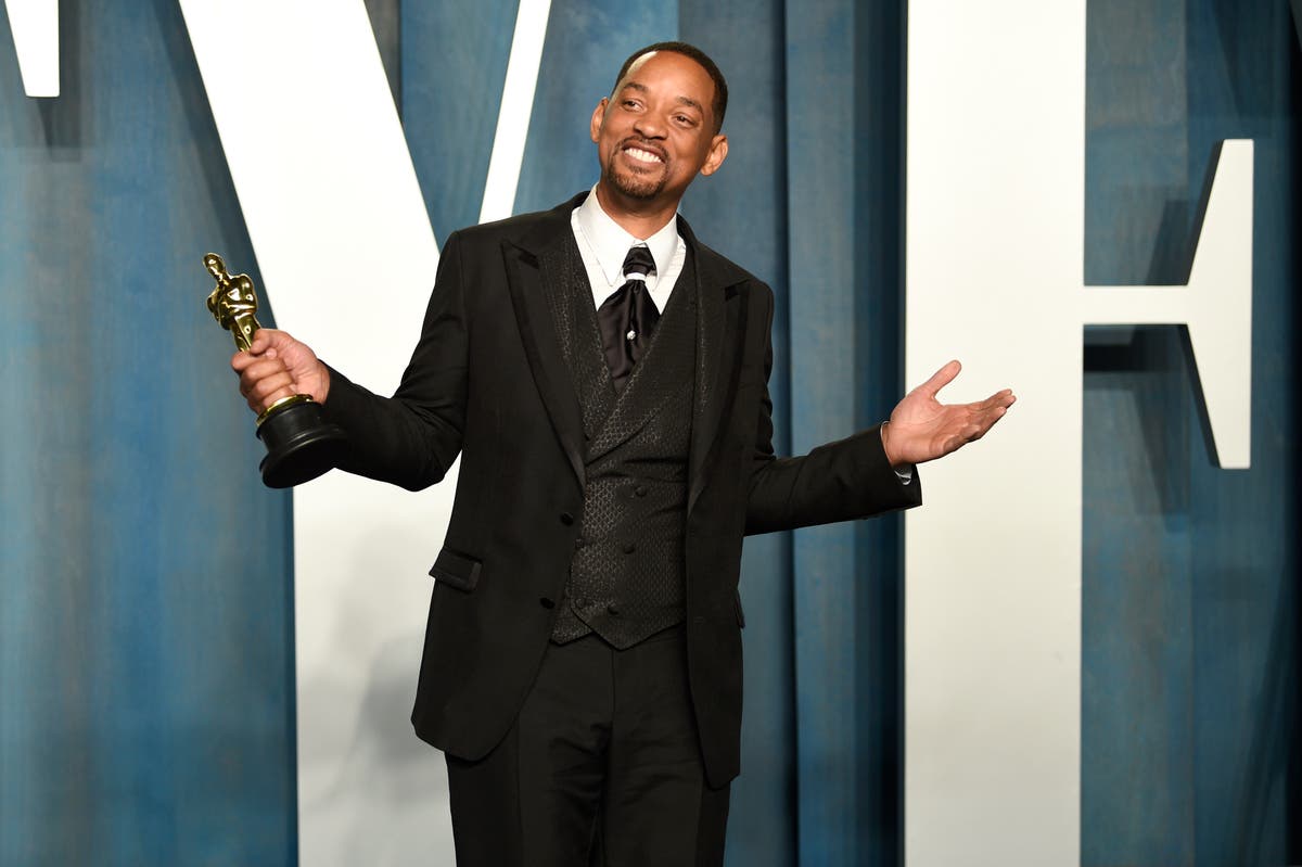 Will Smith reageert op het verbod op Oscars nadat Chris Rock sloeg
