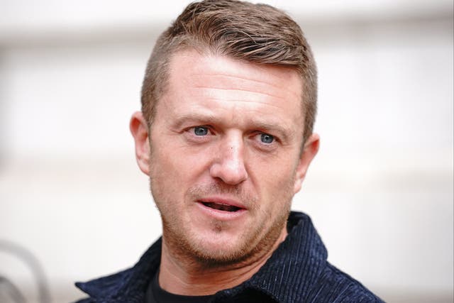 <p>Tommy Robinson says he has been arrested at a Mexico airport for ‘national security reasons’</p>