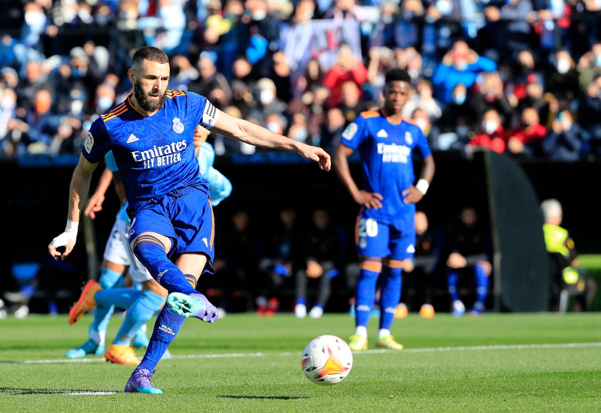 Karim Benzema at the double as Real Madrid stretch lead in LaLiga with victory over Celta Vigo