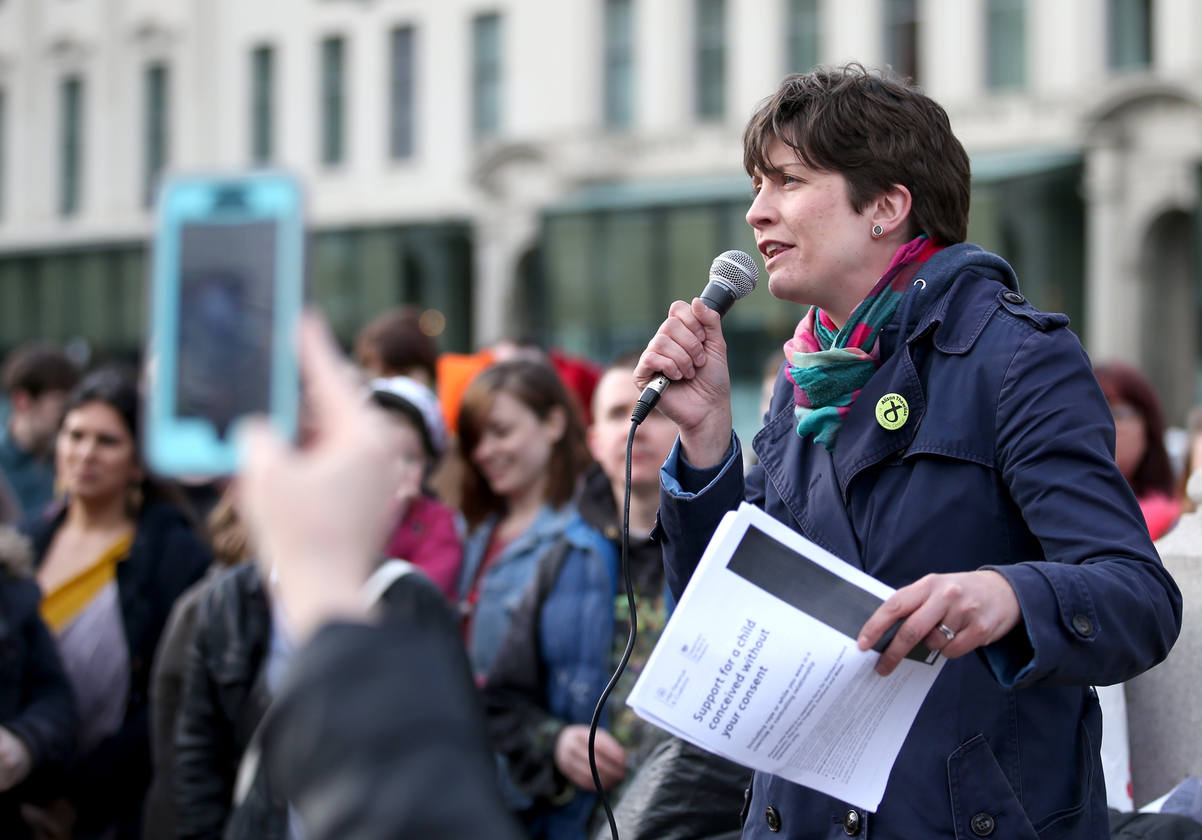 SNP MP Alison Thewliss demanded action from the UK Government. (Jane Barlow/PA)