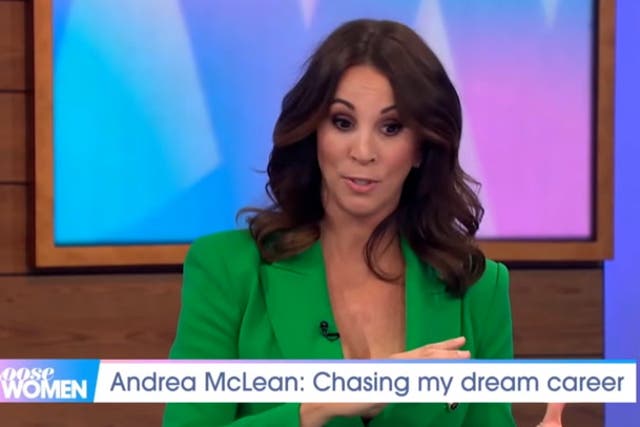 <p>Andrea McLean says she sold her house to cope with financial impact of career change</p>