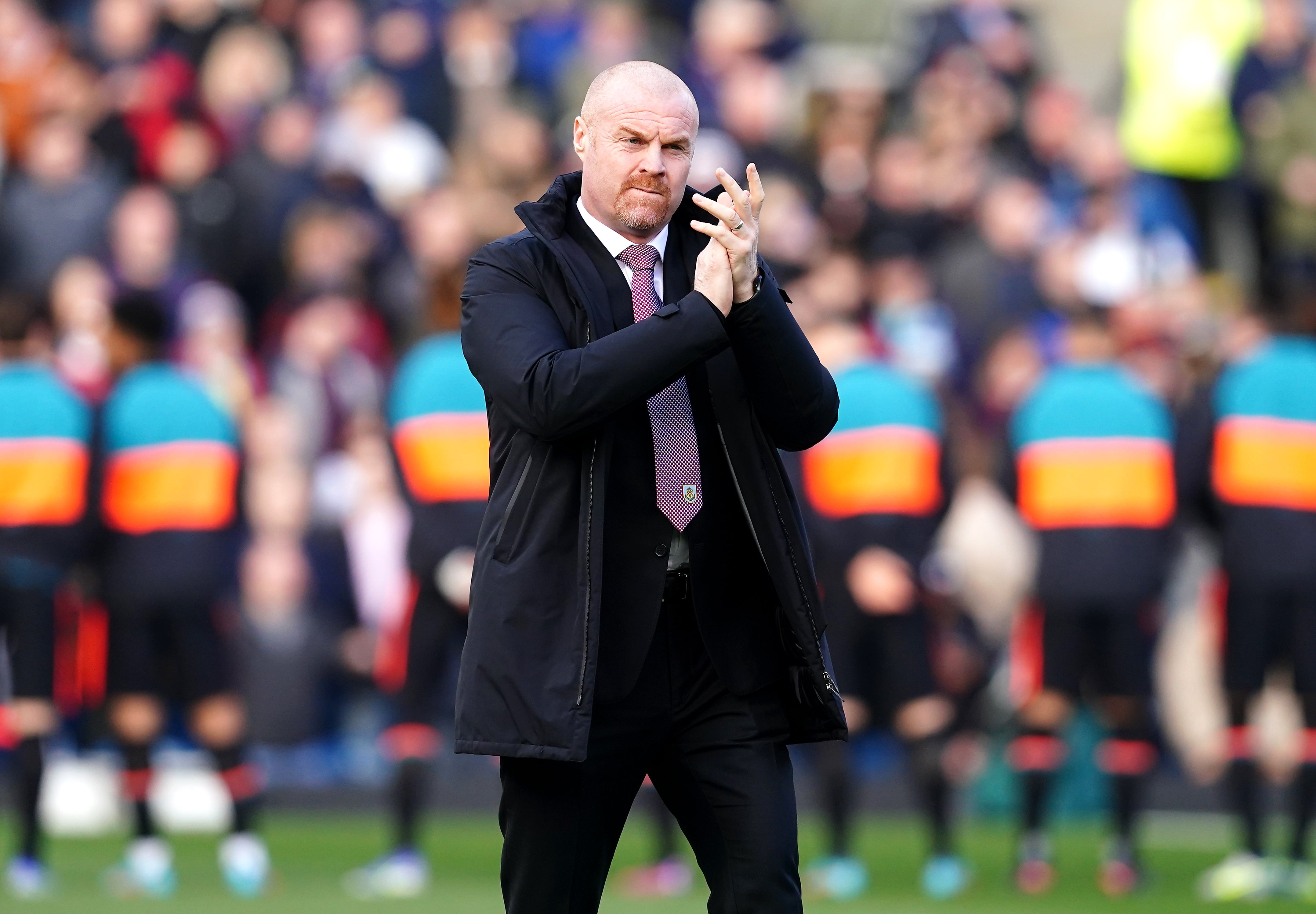 Sean Dyche must turn his attention to Wednesday’s visit of Everton (Martin Rickett/PA)