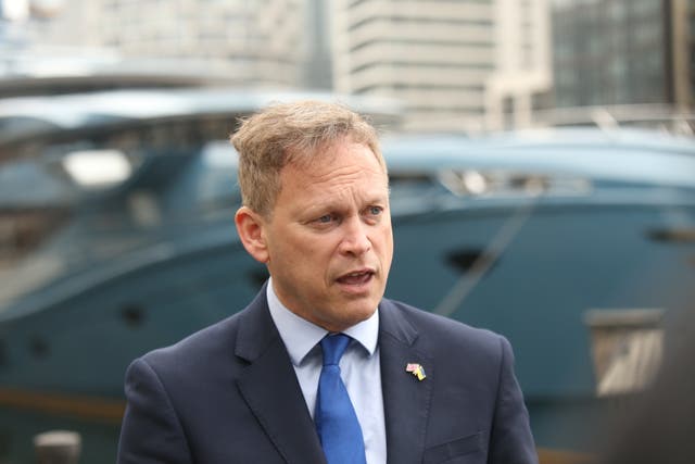 Transport Secretary Grant Shapps said the Government has ruled out rationing energy in response to Russia’s invasion of Ukraine (James Manning/PA)