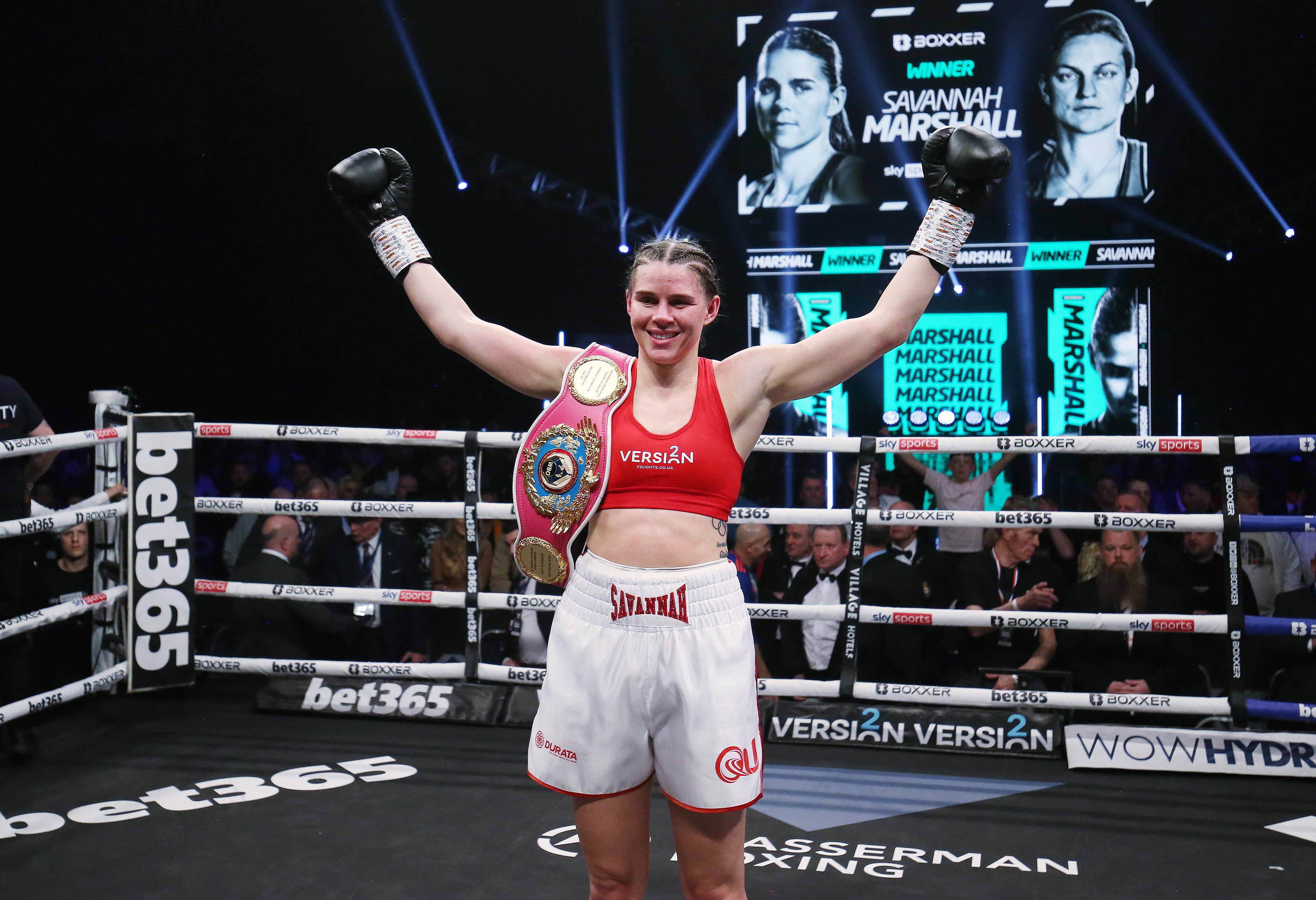 Marshall has now stopped or knocked out ten of the 12 women she has beaten